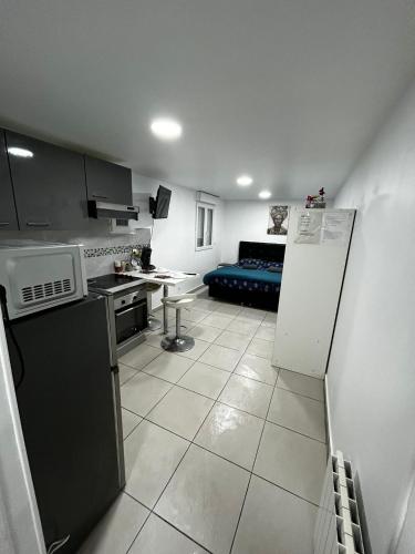 Dapur atau dapur kecil di Petit paradis pour 2 personnes