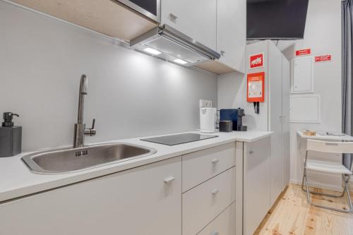 Dapur atau dapur kecil di FindMe InPorto Bonfim