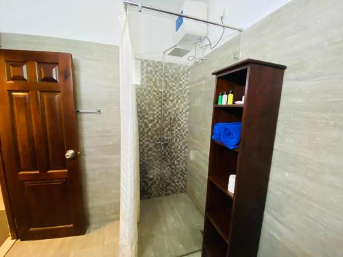 Koupelna v ubytování Hotel Gangaaddara