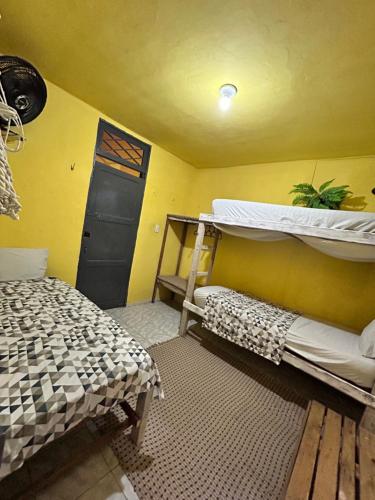 En eller flere senge i et værelse på Casa du CéSaR