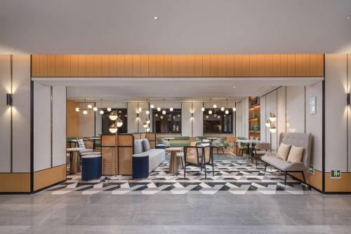Χώρος καθιστικού στο Hilton Garden Inn Beijing Temple Of Heaven East Gate Station l Free Laundry Facility