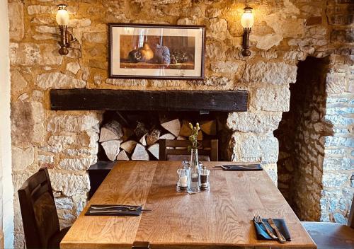 Ruang duduk di The Crown Inn at Benson