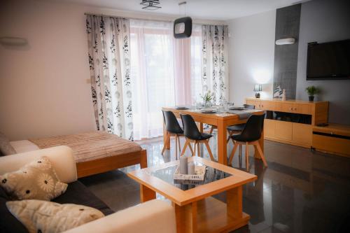 Χώρος καθιστικού στο Apartamenty przy plaży - Willa For You