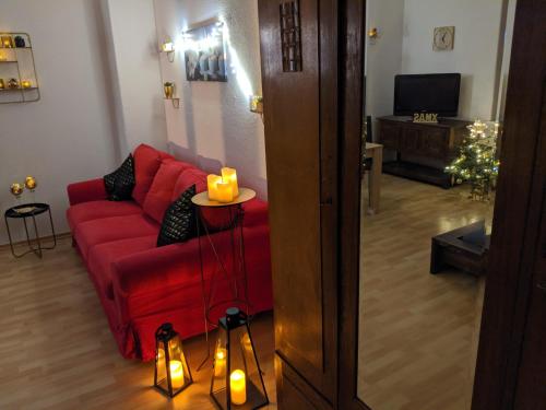 Posezení v ubytování UO - Urlaubsmagie - helle Wohnung,Sauna,Whirlpool