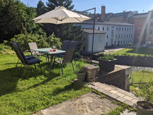 Zahrada ubytování UO - Urlaubsmagie - helle Wohnung,Sauna,Whirlpool