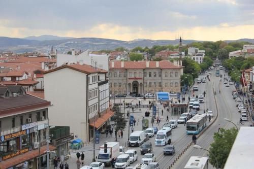 Nespecifikovaný výhled na destinaci Konya nebo výhled na město při pohledu z hotelu