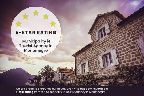 a picture of a building with the words star rating numerosity ie tourist agency at Luxury 6 bedroom house on waterfront in Perast