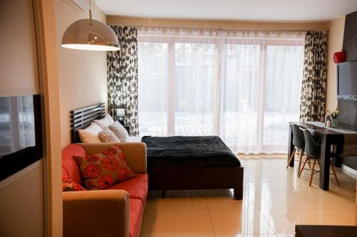 Χώρος καθιστικού στο Apartamenty przy plaży - Willa For You