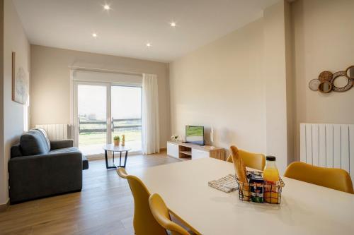 Zona de estar de Apartamentos Alto Ubiro