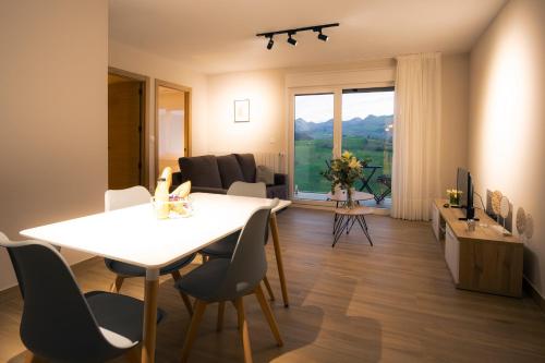 Zona de estar de Apartamentos Alto Ubiro