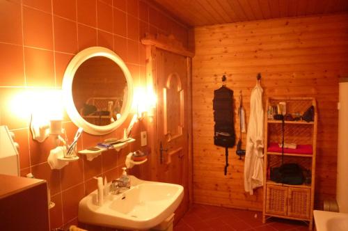Koupelna v ubytování Ferienhaus Zipfmatl Keusche