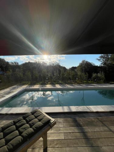 Der Swimmingpool an oder in der Nähe von Maison de campagne entre Ajaccio et Porticcio