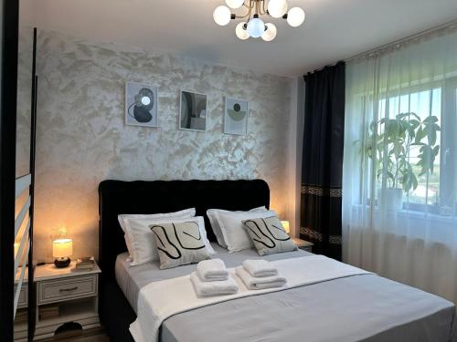 Postel nebo postele na pokoji v ubytování Felix Accommodations Parhon