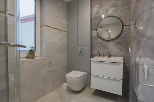 Koupelna v ubytování Apartamenty pokoje Jasna