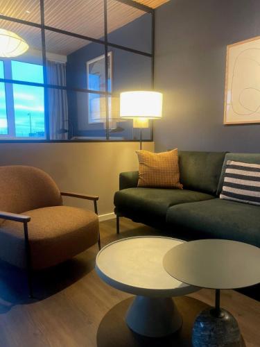 Ruang duduk di Apartments by Jutlandia