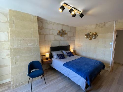 Giường trong phòng chung tại La villageoise