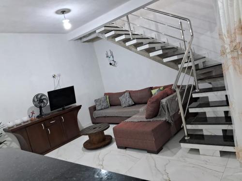 Ruang duduk di Casa com piscina Itapoá Itapema do Norte