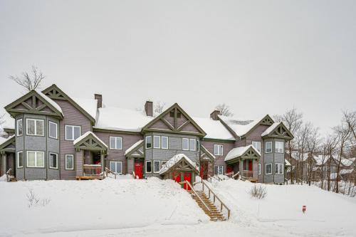 Jay Peak Resort Vacation Rental Ski-InandSki-Out! iarna