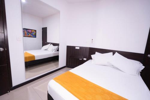 Cama o camas de una habitación en Sixth House Suite