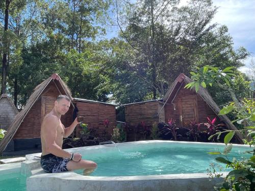 Clientes alojados en Triangular house and hot spring