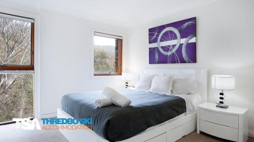 Giường trong phòng chung tại Neebarran 3