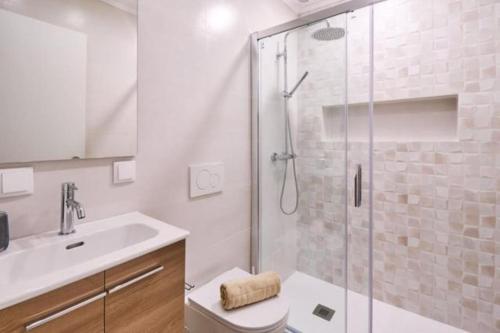 Ванная комната в Apartamento Bela Vista Leni