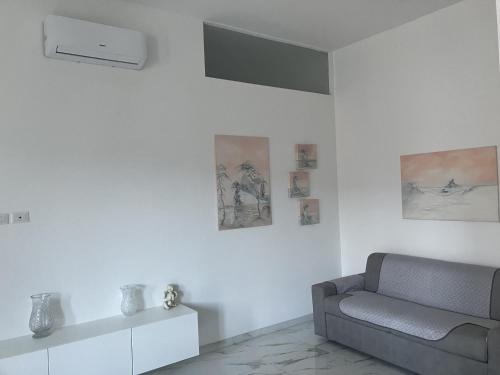 Χώρος καθιστικού στο B&B mare mio