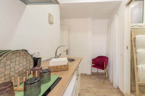 Χώρος καθιστικού στο Urban Rooms B&R