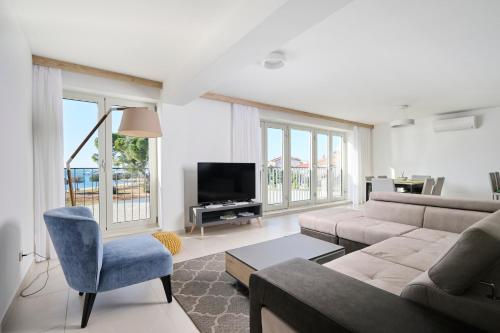 Et tv og/eller underholdning på Apartment SONJA in Garden Palace Resort Umag