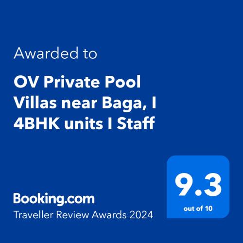 Fotografie z fotogalerie ubytování OV Private Pool Villas near Baga, I 4BHK units I Staff v destinaci Calangute