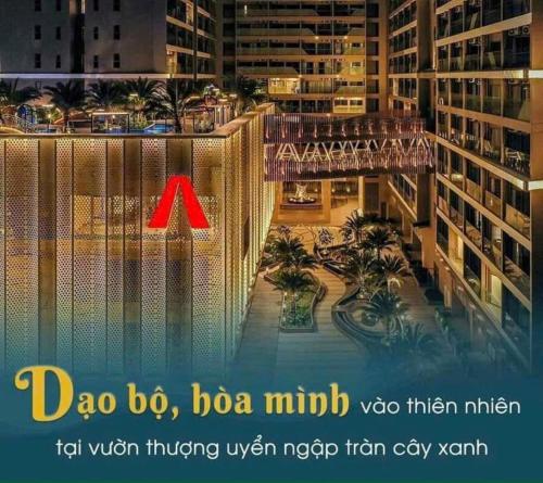 a picture of a building with a red arrow at The Song Luxury Vung Tau Apartment - QUỲNH's Homestay in Vung Tau