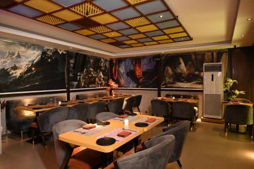Zona de estar de Hotel Trax International