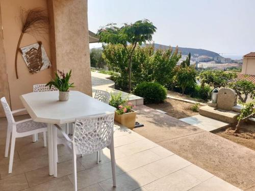 Appartement en rez de villa vue mer