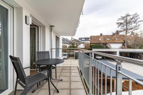 Balkoni atau teres di Haus am Krummbach