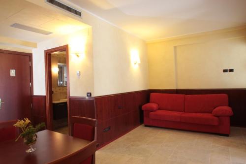 Ruang duduk di Hotel Relais dei Normanni