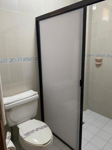 Koupelna v ubytování Quinta Mar