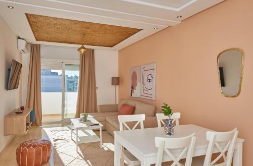 Posezení v ubytování Stayhere Rabat - Hassan - Authentic Residence