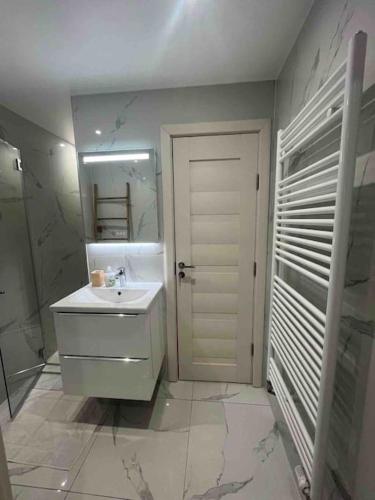 Ванна кімната в Appartement T2 calme à Illkirch