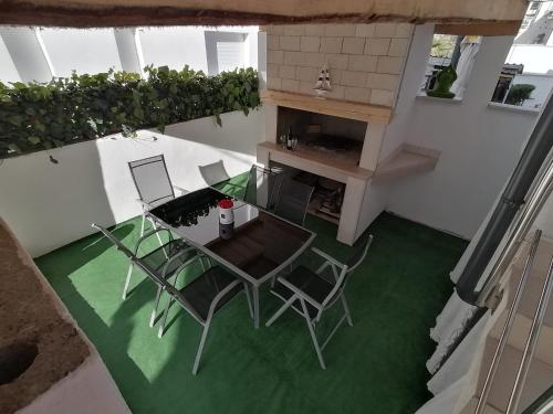 Kuchyň nebo kuchyňský kout v ubytování Apartments Paola
