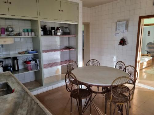 Dapur atau dapur kecil di Chácara Áquila