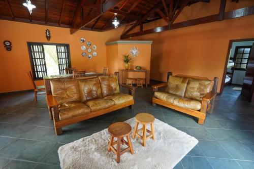 Χώρος καθιστικού στο Espaço Villa Verde