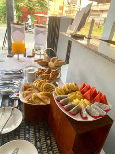 Eten bij of ergens in de buurt van het hotel

