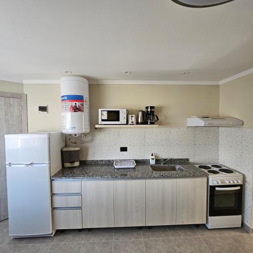 Η κουζίνα ή μικρή κουζίνα στο Brescia Apart Hotel