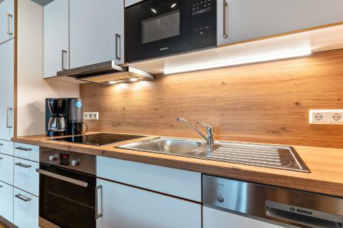 Dapur atau dapur kecil di Haus am Krummbach