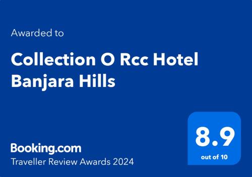 Rcc Hotel Banjara Hills tanúsítványa, márkajelzése vagy díja