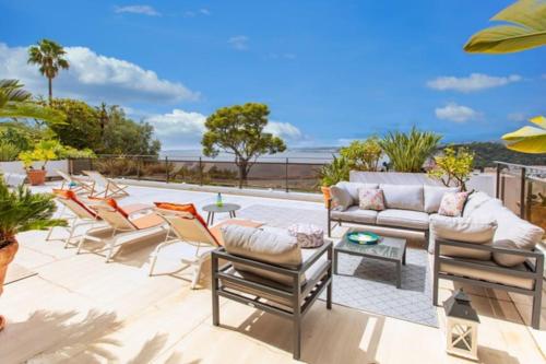 Appartement pour 6 avec Magnifique terrasse de 114m2 et vue panoramique