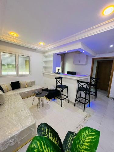 Posezení v ubytování Appartement de la joie