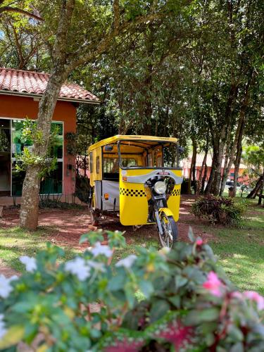 Taman di luar Pousada Cachoeiras da Mata
