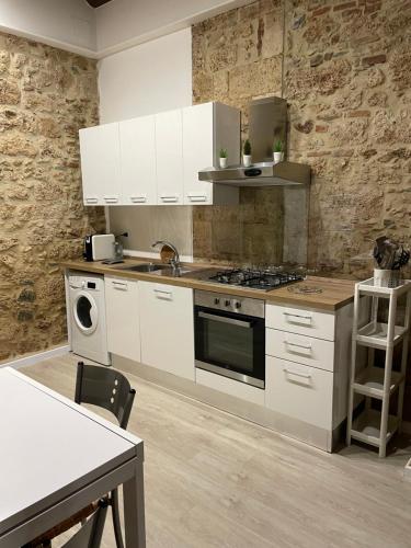 Kjøkken eller kjøkkenkrok på La Casina del Corso
