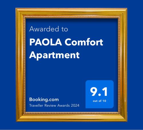 ramka z napisem, na którym jest napisane, że tata ma wizytę. w obiekcie PAOLA Comfort Apartment w mieście Costa Calma